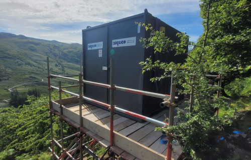 container on mount Snowden