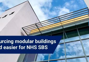 Re-appointment to the NHS Modular Building Framework
