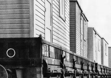 Timber-constructed site cabin