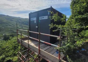 container on mount Snowden
