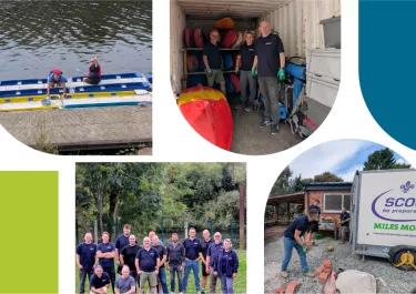 Some of our senior team members recently swapped the world of modular buildings for an afternoon of volunteering in aid of 5th Worcester Sea Scouts.